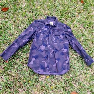 G-Star Raw Recroft Man Shirt Camo Full  Long Sleeve XL